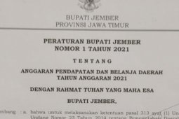 Perbup APBD Jember 2021 diundangkan tanpa persetujuan gubernur