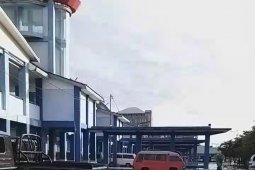 Terminal KM-6 Banjarmasin menjadi tempat pengungsi korban banjir