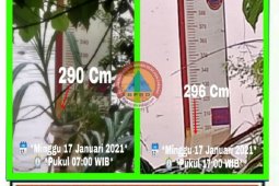 Debit air sungai Batanghari meningkat signifikan, warga diminta waspada