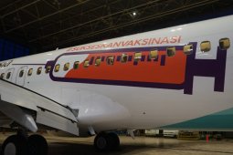 Garuda Indonesia luncurkan desaian livery khusus dukung vaksinasi
