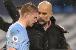 Guardiola beri kabar terbaru cedera De Bruyne dan Kyle Walker