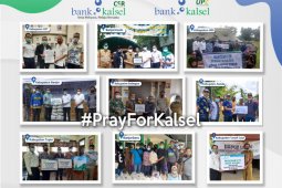 Bank Kalsel gelontorkan dana untuk korban banjir Kalsel melalui CSR dan UPZ
