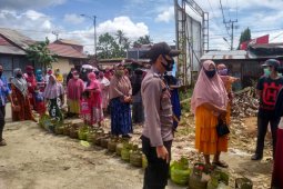 Polsek Muara Uya kawal operasi pasar gas elpiji