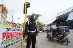 Tim gabungan gelar Operasi Yustisi protokol kesehatan di Kota Gorontalo