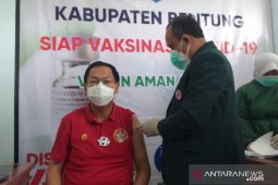Sasaran vaksinasi COVID-19 tahap dua di Belitung capai 1.050 orang