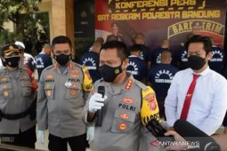 Polresta Bandung bekuk belasan bandar sayur tewaskan anggota ormas