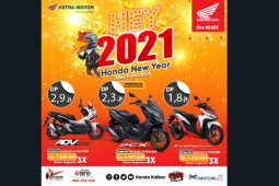 Honda Kalbar beri promo angsuran, Tahun Baru motor baru