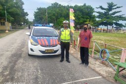 Polres Bangka Barat pantau pengunjung objek wisata