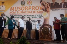 Gubernur Edy Rahmayadi buka Musorprov KONI Sumut