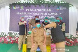 Vaksinasi COVID-19 mulai dilaksanakan di Sukamara