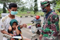 Kodim 1010 Rantau bagikan 1.000 masker
