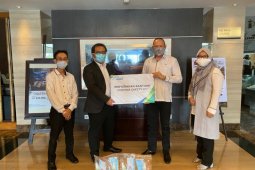 Peringati Bulan K3, BPJAMSOSTEK Ternate Bagikan Ratusan Corona Safety Kit