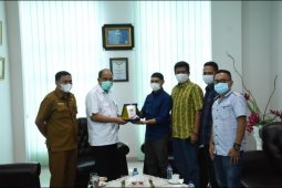 PWI Tebing Tinggi sampaikan kegiatan HPN Tahun 2021 dan UKW ke wali kota