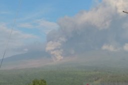 Mt Semeru spews ash clouds; six villages affected