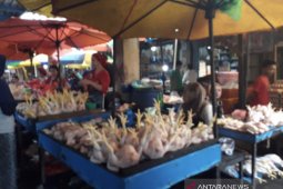 Masyarakat serbu ayam dan ikan di Pasar Segiri Samarinda