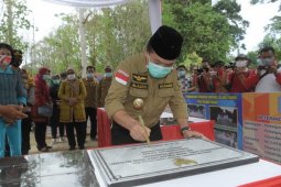 Bupati Merangin resmikan Taman Geopark di desa wisata Air Batu