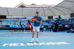 Petenis Italia Jannik Sinner rebut gelar Great Ocean