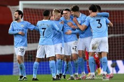 City unggul lima poin di klasemen Liga Inggris usai meruntuhkan Anfield