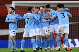 Menang di Anfield, Manchester City kian perkasa