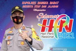 Kapolres Bangka Barat: Pers benteng informasi serangan berita hoaks