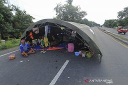 Pengungsi banjir Indramayu