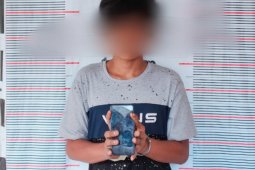 Diki ditangkap Polsek Pangkalan Brandan karena mencuri