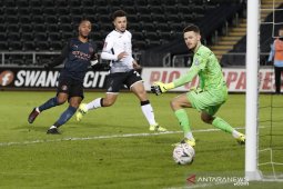 Manchester City melenggang mulus  ke perempat final Piala FA