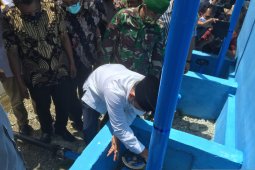Wujudkan kebutuhan dasar, Mawardi resmikan Pamsimas Layeen