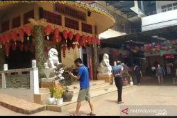 Vihara Sakyakirti tutup pada puncak perayaan Imlek