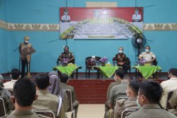 Bupati Pringsewu hadiri sosialiasi PP No. 16 Tahun 2018 tentang Satpol PP