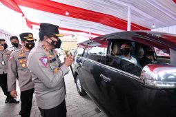 Libur Imlek Polri gelar "swab" antigen gratis di "rest area"