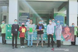 BPJAMSOSTEK Dukung Bulan K3 Bagikan corona safety kit
