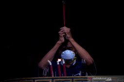 Sembahyang Imlek Masa PPKM di Madiun