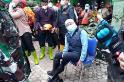 Gubernur Jatim tinjau lokasi bencana longsor di Ngetos Nganjuk