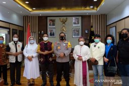 Kapolda minta Keuskupan Banjarmasin berkontribusi menjaga kamtibmas
