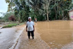 Sungai Benawa HST  kembali meluap