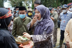 Sedekah Payo bentuk syukur dan doa untuk panen melimpah di Jaluko Muarojambi