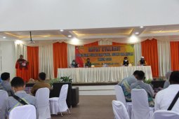 KPU Balangan gelar rapat evaluasi Pilkada 2020