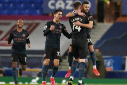 Manchester City tekuk tuan rumah Everton 3-1