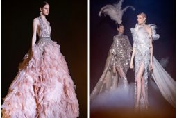 Perancang Ellie Saab kembali berkarya setelah ledakan di Lebanon