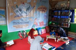 Kantor Berita ANTARA sediakan "Pojok Baca" di kaki Gunung Rinjani