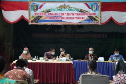 Bupati Prigsewu terima kunjungan tim evaluasi penataan desa