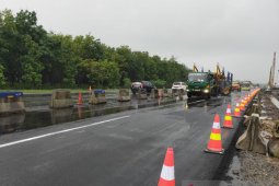 Jalur pengganti di tol Cipali KM 122 rampung contraflow dihentikan