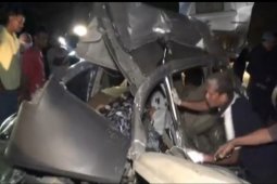 Tabrakan maut bus Intra versus Avanza, 9 tewas