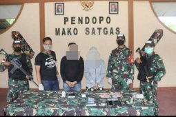 TNI ringkus pengedar sabu saat "sweeping" di perbatasan RI-Malaysia