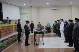 Bupati Pringsewu lantik 46 pejabat administrator dan pejabat pengawas
