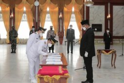Bupati dan Wabup Balangan resmi dilantik