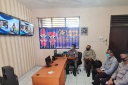 Dirut LKBN Antara narasumber pelatihan publik speaking Polres Simalungun