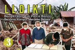 LLDIKTI Bangkitkan Asa Pasca-Banjir Bersama Kampus Merdeka Belajar #3