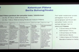 2.000 lebih hoaks tercatat, 30 persen ujaran kebencian